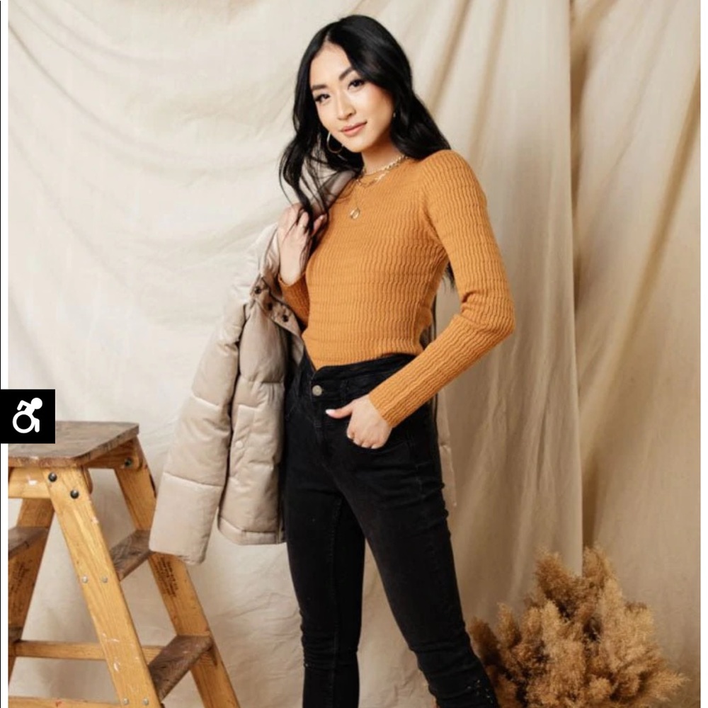 Textured Knit Sweater